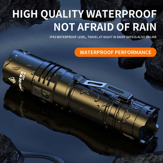 SUPERFIRE A22-S IP43 impermeable zoomable Eagle Eye Linterna