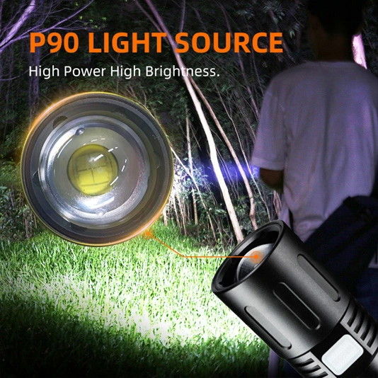 SUPERFIRE X60-T Linterna LED 2000 Lúmenes Zoomable