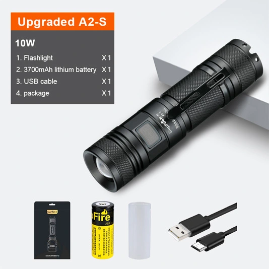 Linternas de potencia A2-S 800 lúmenes SUPERFIRE