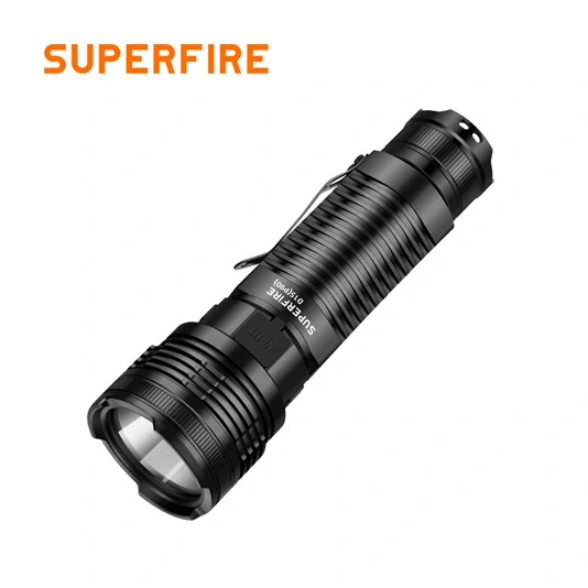 Linterna de bolsillo de alta potencia SUPERFIRE D15 P90 36W