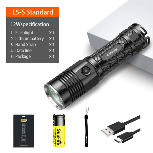 SUPERFIRE L5-S P50 900 Lúmenes Personalizado 26650 Linterna LED