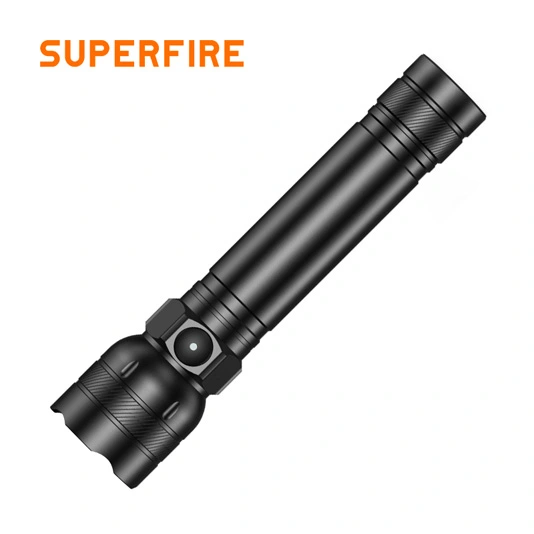 Linterna de celda seca superbrillante SUPERFIRE L27 recargable