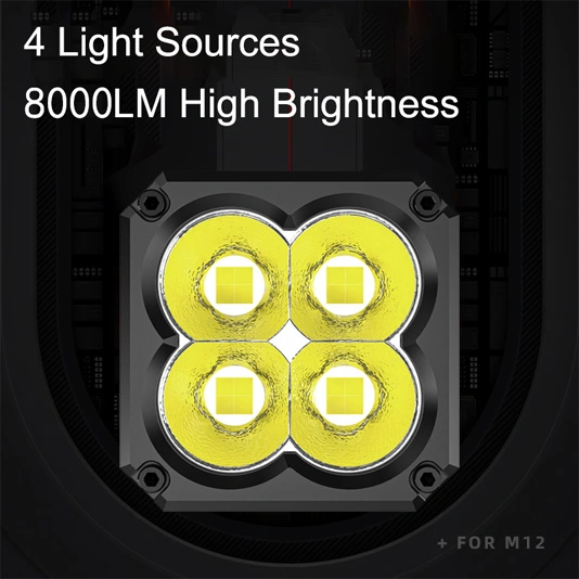 Linterna DE ALTO lumen SUPERFIRE M12