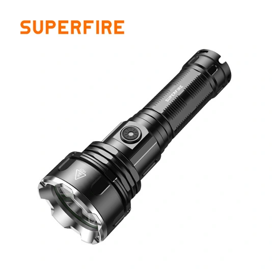 SUPERFIRE R3-P90 2000 lúmenes 36w batería recargable linterna