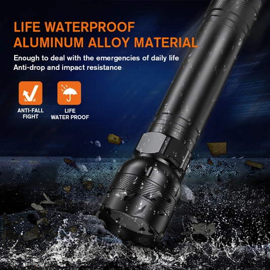 Linterna de celda seca superbrillante SUPERFIRE L27 recargable