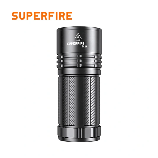 SUPERFIRE M19 Linterna de largo alcance con zoom