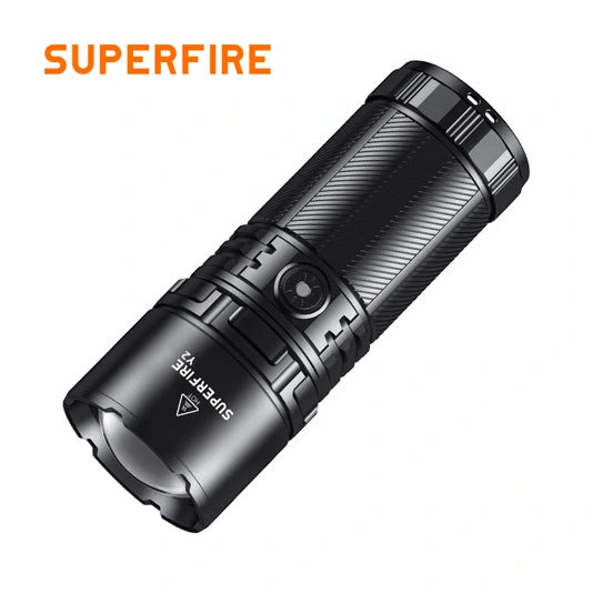 SUPERFIRE Y2 1355 lúmenes linterna de larga distancia de alta potencia recargable