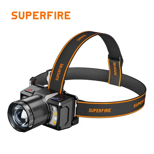 Faro recargable superbrillante SUPERFIRE HL25