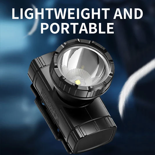 Faro de largo alcance con carga USB SUPERFIRE HL96