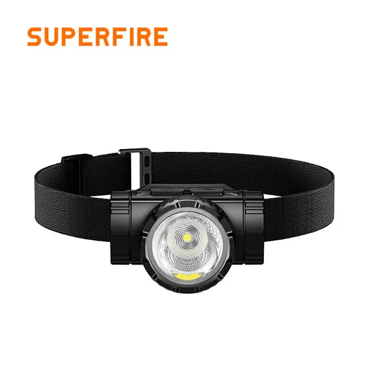 Faro de largo alcance con carga USB SUPERFIRE HL96
