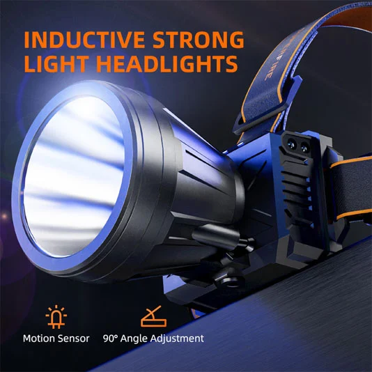 Faro recargable con sensor de movimiento SUPERFIRE HL82