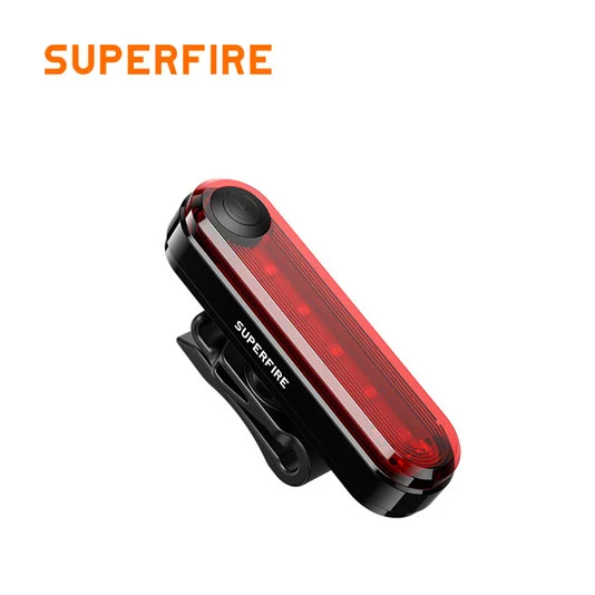 Luz de cola de bicicleta recargable SUPERFIRE BTL01