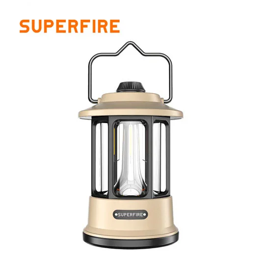 Linterna LED DE EMERGENCIA recargable para corte de energía SUPERFIRE T35