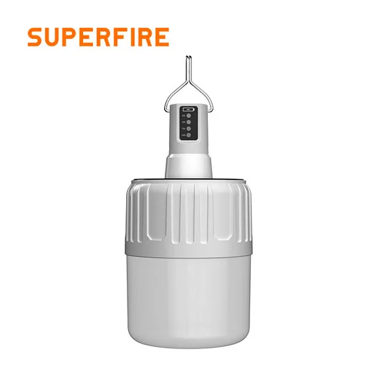 Luz LED de luz LED recargable solar SUPERFIRE T26-S