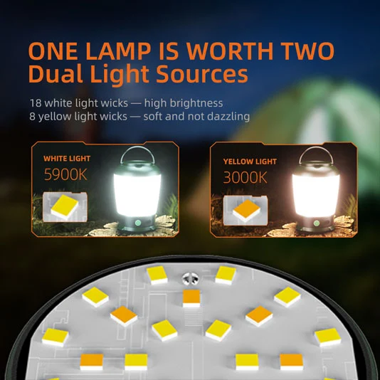 Luz LED para acampar SUPERFIRE T31 18650 USB