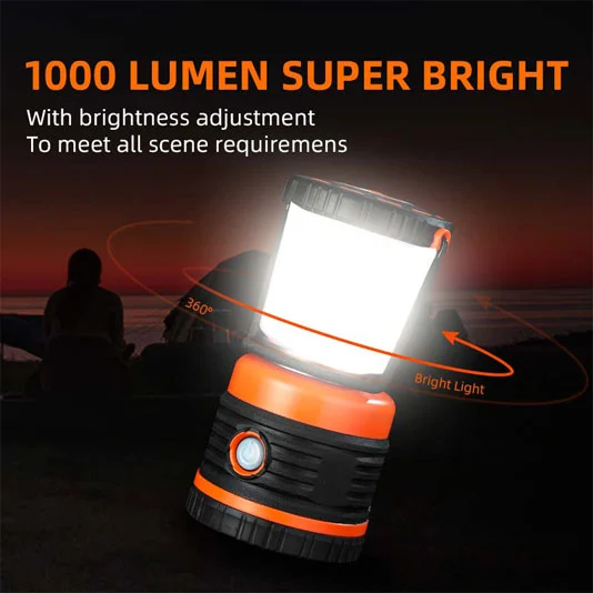 SUPERFIRE T39 Luz de acampada de larga duración