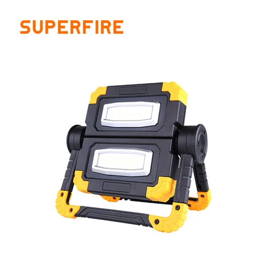 Luz de Trabajo Portátil SUPERFIRE G7, recargable COB, impermeable, LED