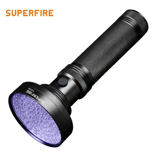 SUPERFIRE UV06 395nm Linterna UV Luz Negra