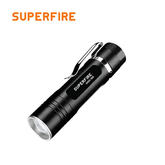 SUPERFIRE UV03 365nm 3W Linterna de mano UV
