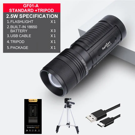 Linterna de pesca SUPERFIRE GF01