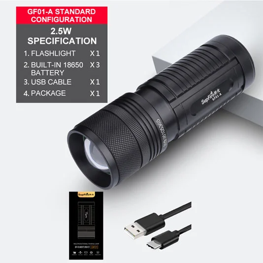 Linterna de pesca SUPERFIRE GF01