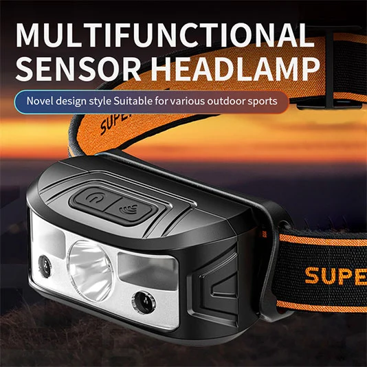 Lámpara de cabeza HL05-M sensor LED SUPERFIRE