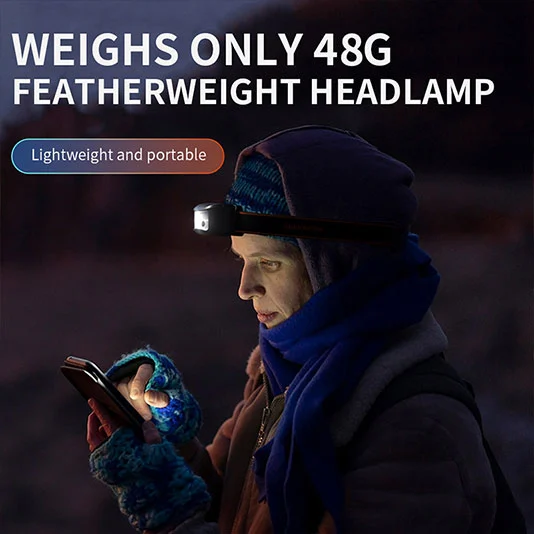 Lámpara de cabeza HL05-M sensor LED SUPERFIRE