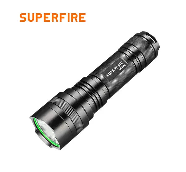 SUPERFIRE L6-XPE Linterna táctica de aplicación de la Ley de 300 lúmenes