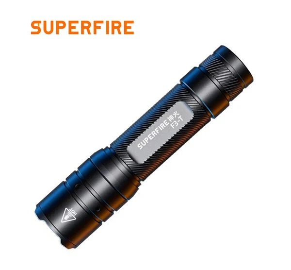 Linterna de zoom telescópico SUPERFIRE F3-T 600 lúmenes táctico