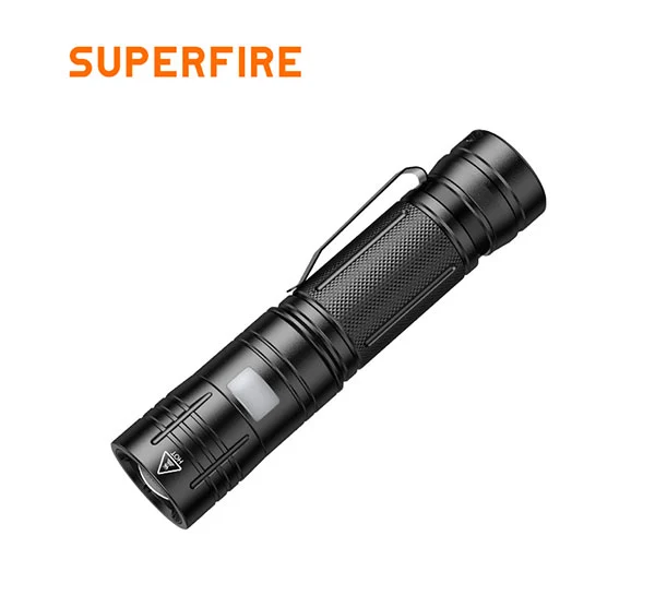 SUPERFIRE GT75 920 Lúmenes Zoom Táctico Linterna LED Recargable