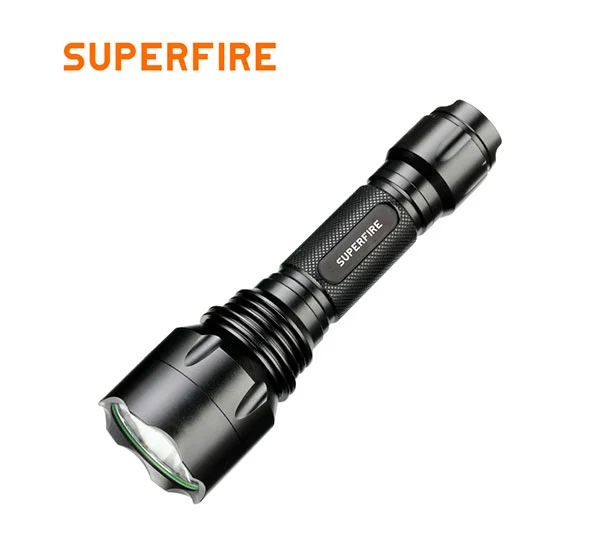 SUPERFIRE T10 Lúmenes 1100 Batería 18650 Linterna Táctica
