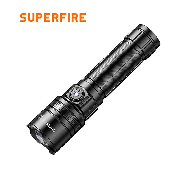 SUPERFIRE Y25 Lúmenes 600 Linterna Zoomable