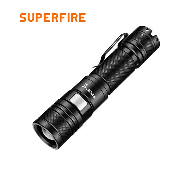 SUPERFIRE A2-P50 500 lúmenes mini linterna de bolsillo
