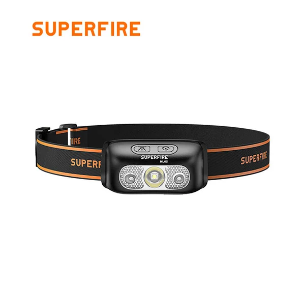 Faro LED recargable SUPERFIRE HL05 Series 450 Lúmenes