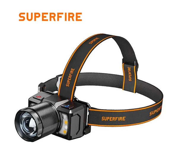 Faro recargable superbrillante SUPERFIRE HL25