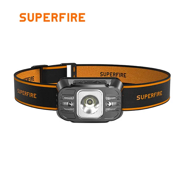Antorcha de cabeza con sensor de movimiento serie SUPERFIRE HL75