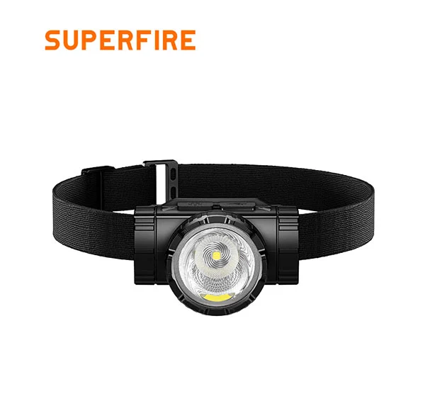 Faro de largo alcance con carga USB SUPERFIRE HL96