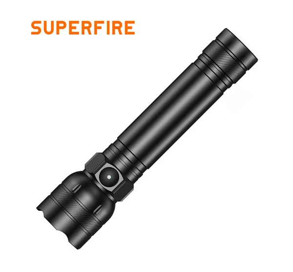 Linterna de celda seca superbrillante SUPERFIRE L27 recargable