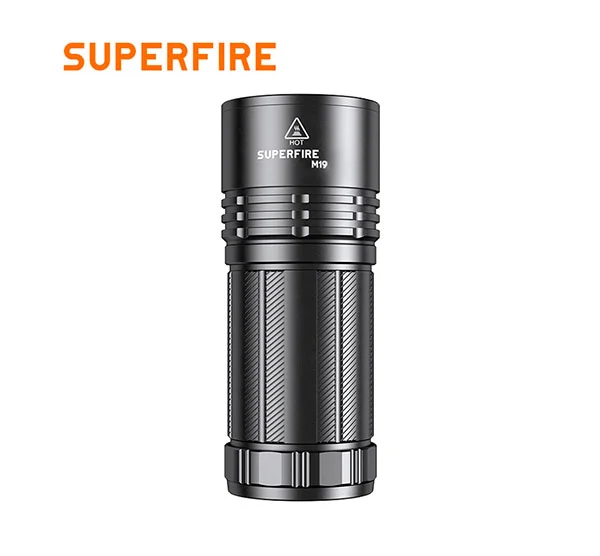 SUPERFIRE M19 Linterna de largo alcance con zoom