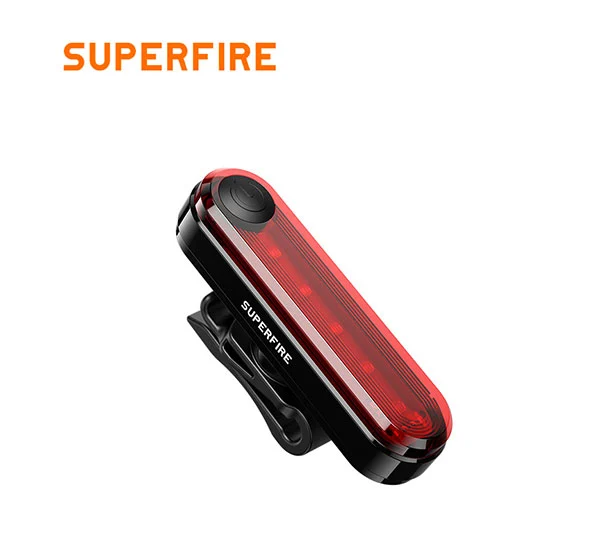 Luz de cola de bicicleta recargable SUPERFIRE BTL01