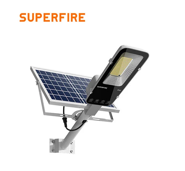 Luz solar FF5-A de calle LED con sensor inteligente y eficiente en energía