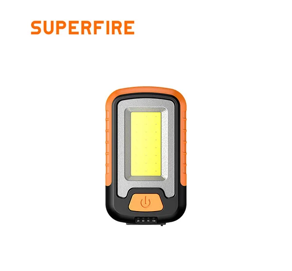 SUPERFIRE G21 recargable COB impermeable mini portátil luz de trabajo LED