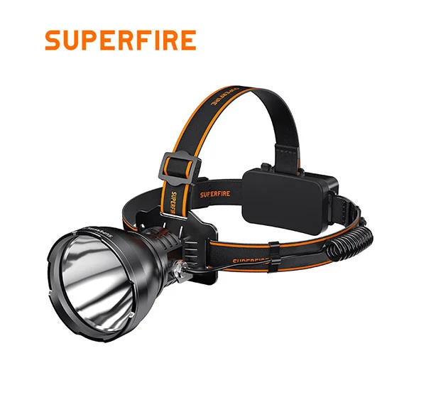 Faro LED de alta potencia recargable SUPERFIRE HL60