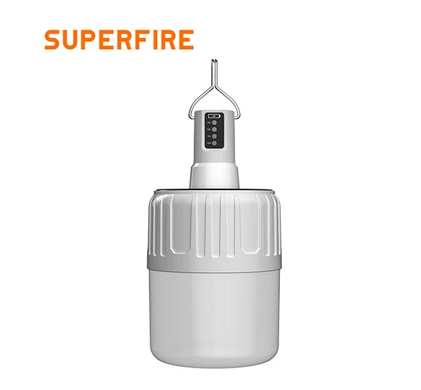 Luz LED de luz LED recargable solar SUPERFIRE T26-S