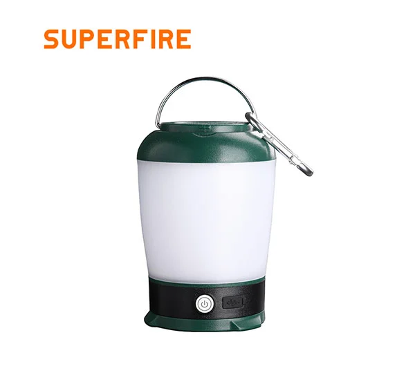 Luz LED para acampar SUPERFIRE T31 18650 USB