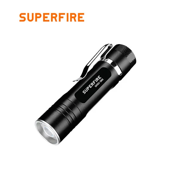 SUPERFIRE UV03 365nm 3W Linterna de mano UV