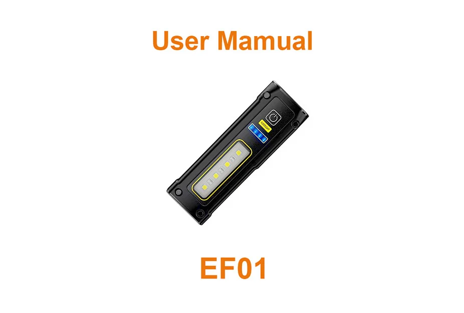 EF01 EDC Manual de Linterna