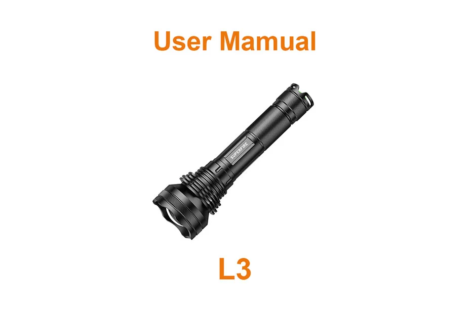 Linterna de alto brillo L3 Manual de usuario