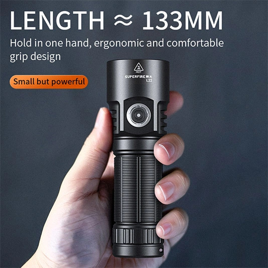 Linterna superbrillante SUPERFIRE L22