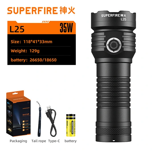 Linterna SUPERFIRE L25 High Lumnes